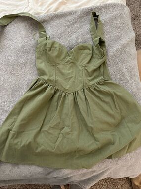princess polly katina mini dress Princess Polly Katina Mini Dress Green Size 4 - $34 (35% Off Retail)